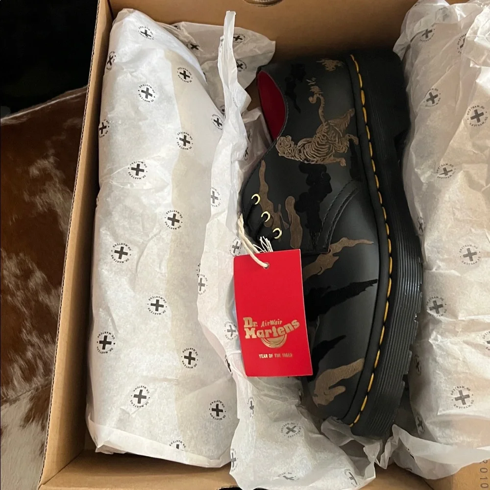 Dr. Martens Year of the Tiger Print Shoes - Picture 8 of 11